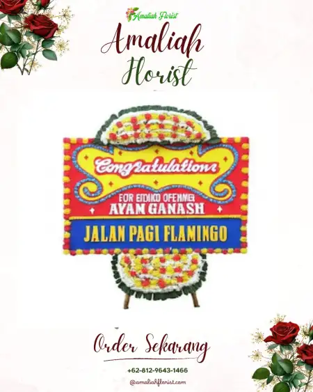 Sewa Papan Bunga Gang Buntu